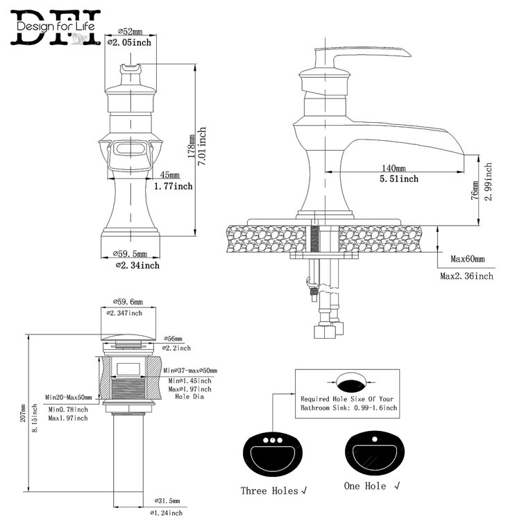Standard Hole Size For Bathroom Faucet – Semis Online